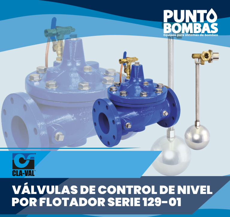 Válvulas de control de nivel por flotador bridada serie 129 01 marca