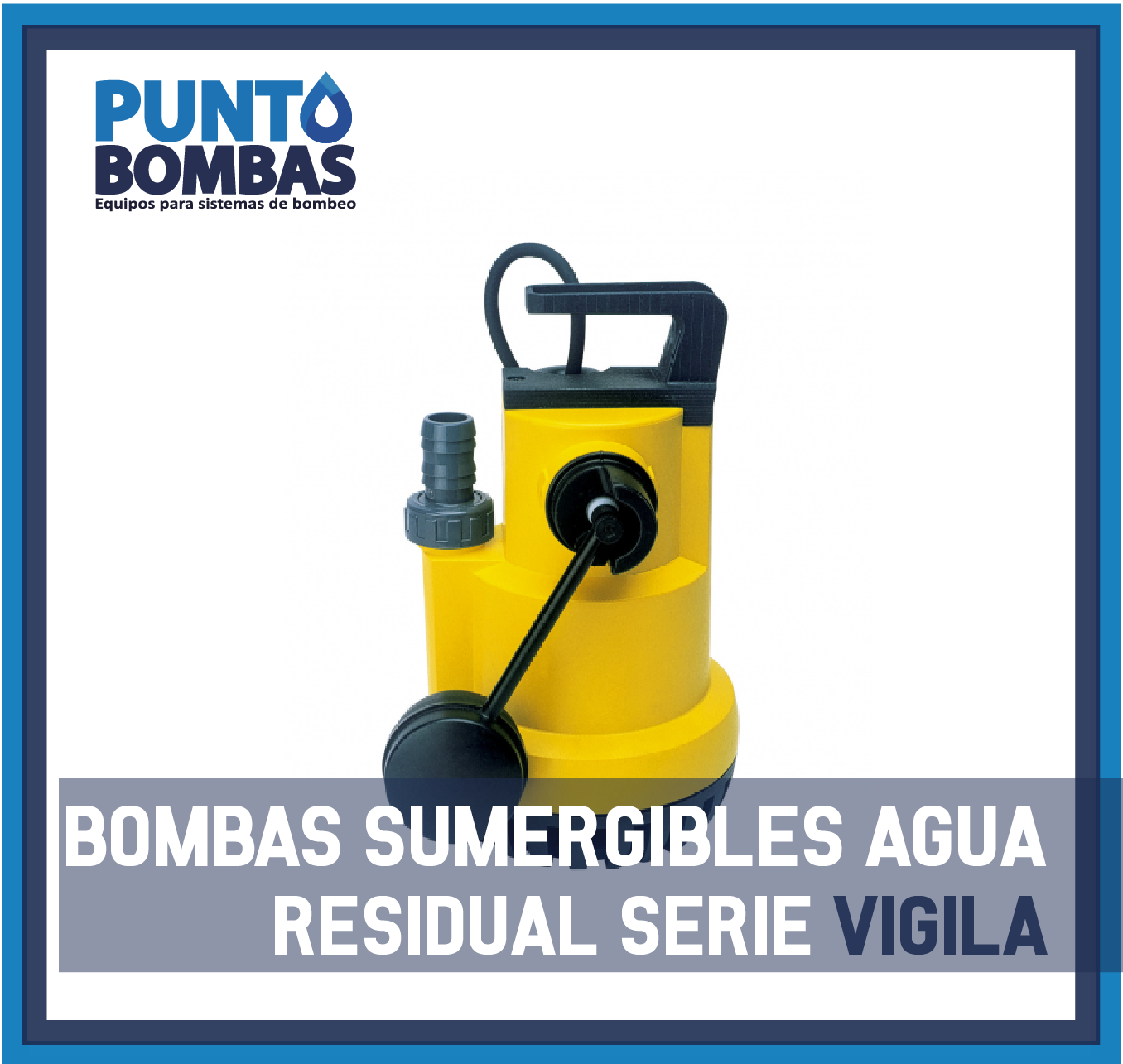 BOMBA SUMERGIBLE PARA AGUAS SUCIAS 0.33HP