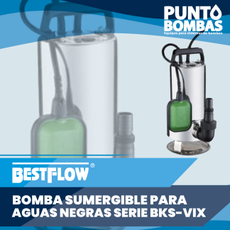 Bomba sumergible para aguas negras serie BKS marca Bestflow